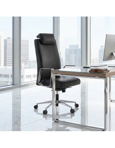 fauteuil-direction-cuir-sokoa-bost-tetiere-noir