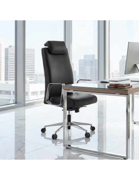 fauteuil-direction-cuir-sokoa-bost-tetiere-noir