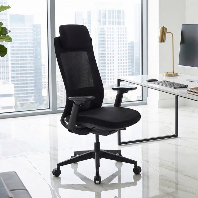 fauteuil-bureau-ergonomique-andrea-sitek-noir-dossier-maille-avec-tetiere