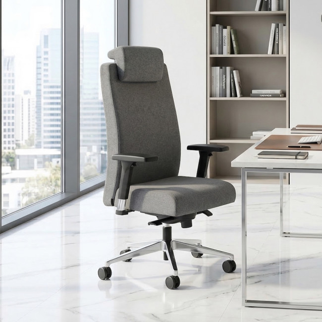 fauteuil-bureau-ergonomique-bost-sokoa-tissu-gris-avec-tetiere