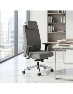 fauteuil-bureau-ergonomique-bost-sokoa-tissu-gris-avec-tetiere
