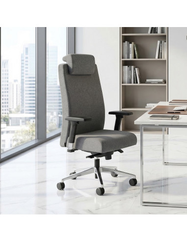 fauteuil-bureau-ergonomique-bost-sokoa-tissu-gris-avec-tetiere