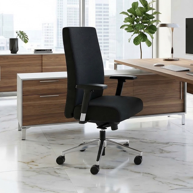 fauteuil-bureau-bost-sokoa-noir-tissu-dossier-haut-ergonomique