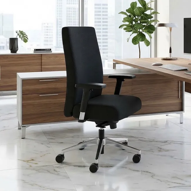 fauteuil-bureau-bost-sokoa-noir-tissu-dossier-haut-ergonomique