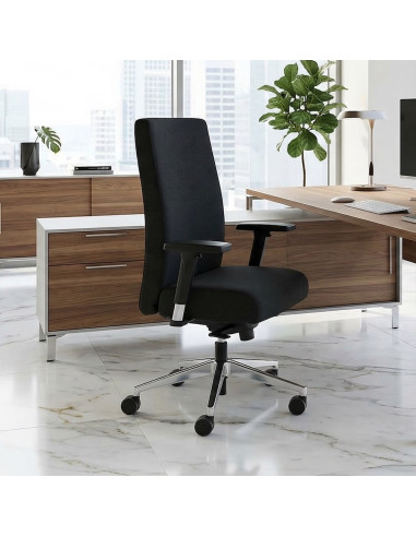 fauteuil-bureau-bost-sokoa-noir-tissu-dossier-haut-ergonomique