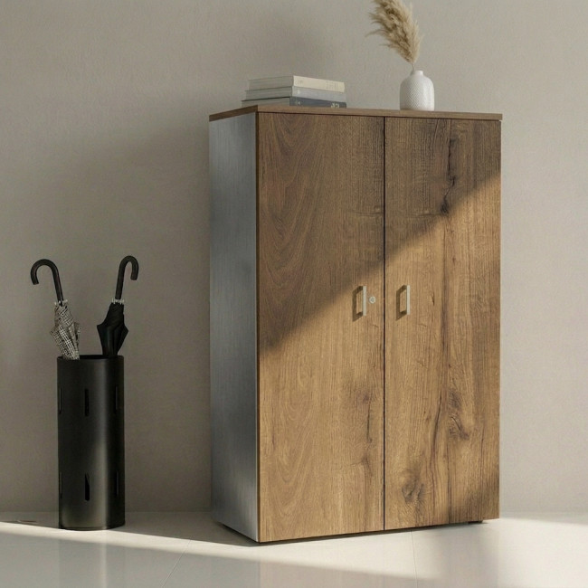 armoire-moyenne-mobel-linea-chene-veine-gris-alu