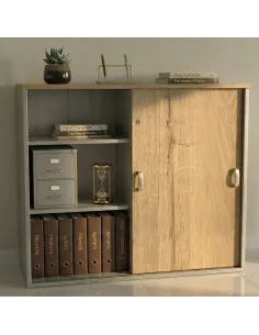 armoire-bureau-portes-coullisantes-fermeture-serrure-mobellinea 2