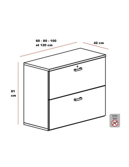 dimensions-meuble-2-tiroirs-dossiers-suspendus-mobel-linea