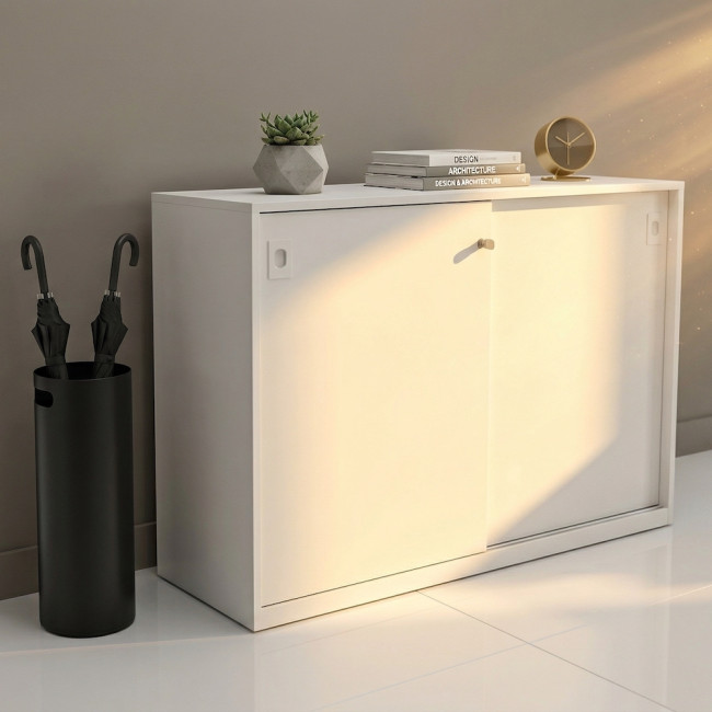 armoire-bureau-quadrifoglio-portes-coulissantes-version-basse-coloris-blanc