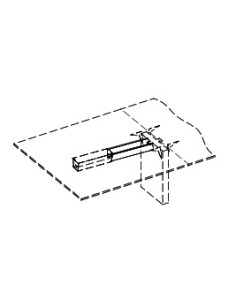 Goulotte guide câble pour table de réunion X3
