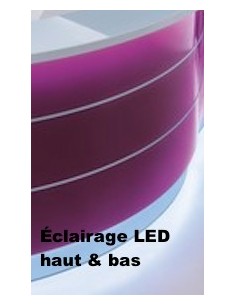 Bureau d’accueil Valde forme vague avec accès PMR au centre - MDD 2