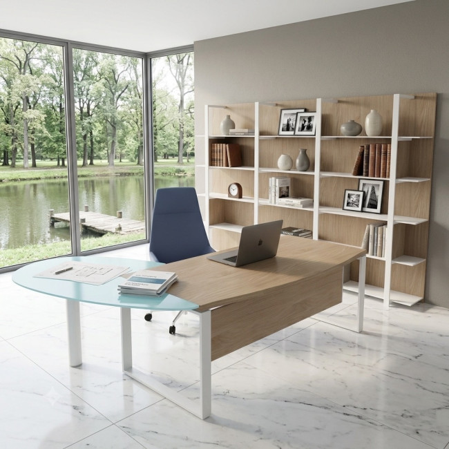 bureau-manager-mixte-bois-verre-goutte-eau-x-time-quadrifoglio-orme-retour-droite