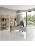 Bureau d'angle T45 avec caisson – Quadrifoglio.