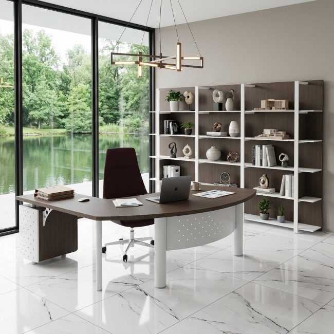 bureau-direction-caisson-rangement-integre-x-time-quadrifolio-coloris-eucalyptus