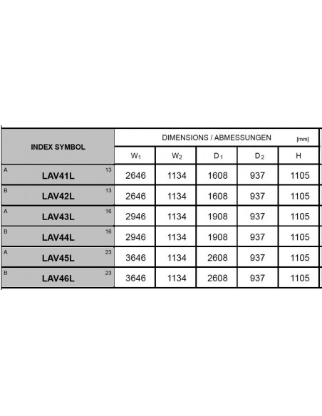 Banque d’accueil Valde droite avec meuble de rangement intégré - MDD