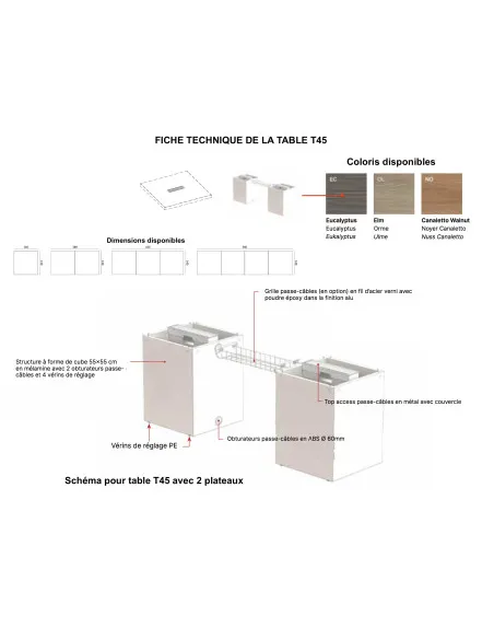 fiche technique-tables-t45-quadrifoglio