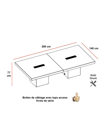 dimensions-table-reunion-t45-quadrifoglio-8-10-personnes