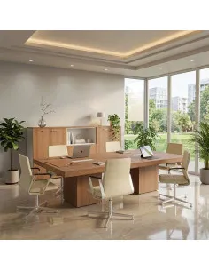 table-de-reunion-8-personnes-t45-quadrifoglio-coloris-noyer-canaletto