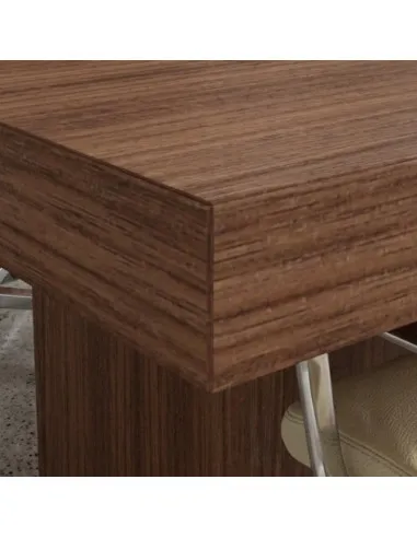 detail-de-angle-table-reunion-12-personnes-t45-quadrifoglio-coloris-noyer-caneletto