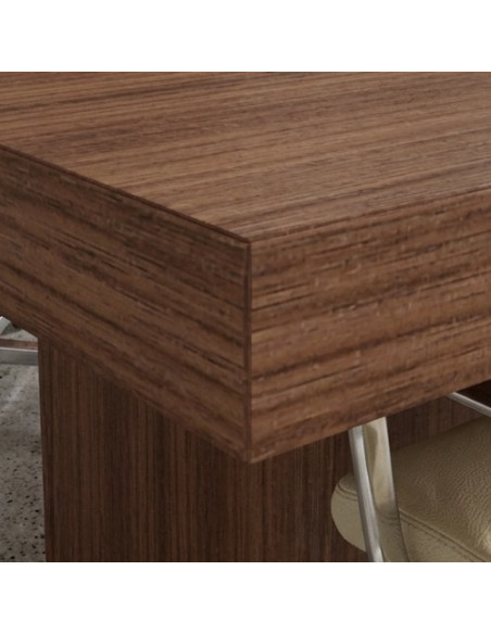 detail-de-angle-table-reunion-12-personnes-t45-quadrifoglio-coloris-noyer-caneletto