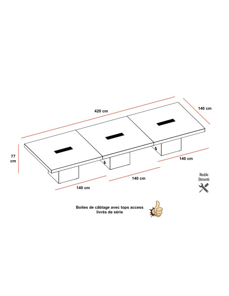 dimensions-table-reunion-t45-quadrifoglio-12-14-personnes