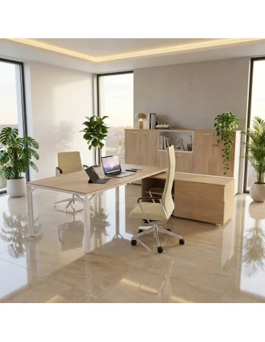 bureau-direction-angle-direction-x8-quadrifoglio-vue-arriere-retour-droite-pied-blanc-bois-coloris-orme