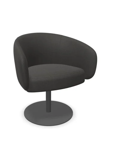 chaise-reunionchili-quadrifoglio-tissu-anthracite-base-metal-anthracite