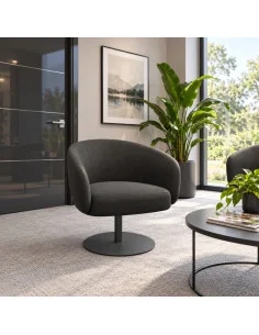chaise-reunion-chili-quadrifoglio-tissu-anthracite-base-metal-anthracite