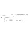 Table de réunion rectangulaire - Quadrifoglio