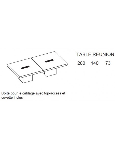 Table de réunion T45 - Officity