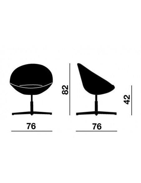 Fauteuil d’accueil Design AGIO