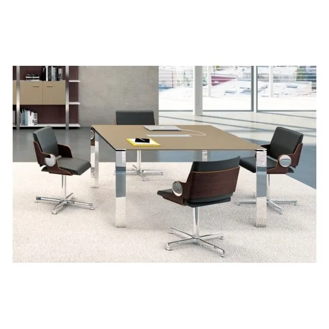 Table de réunion X7 avec plateau laqué - Officity