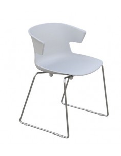 Chaise polyvalente avec piètement traineau modèle Cove - Offisit 2