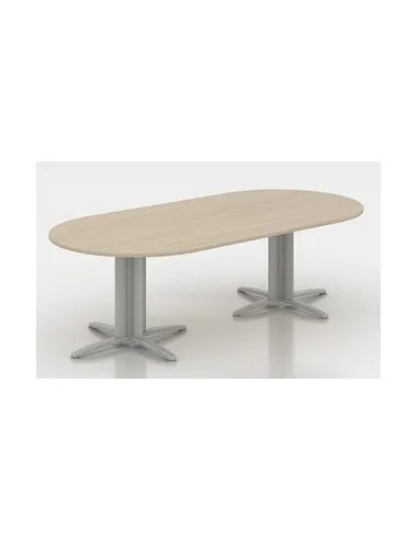 Table de réunion ovale évolutive Sigma – Mobel Linea
