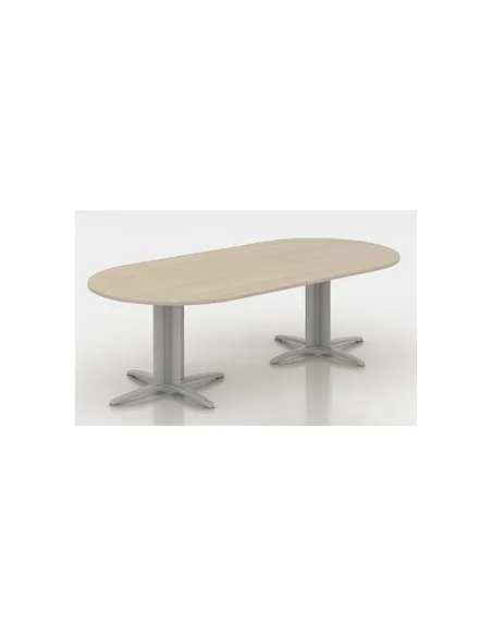 Table de réunion ovale évolutive Sigma – Mobel Linea