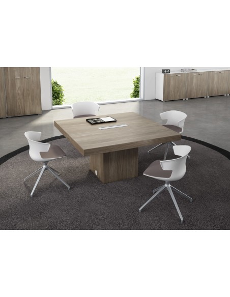 Table de réunion carrée T45 - Quadrifoglio