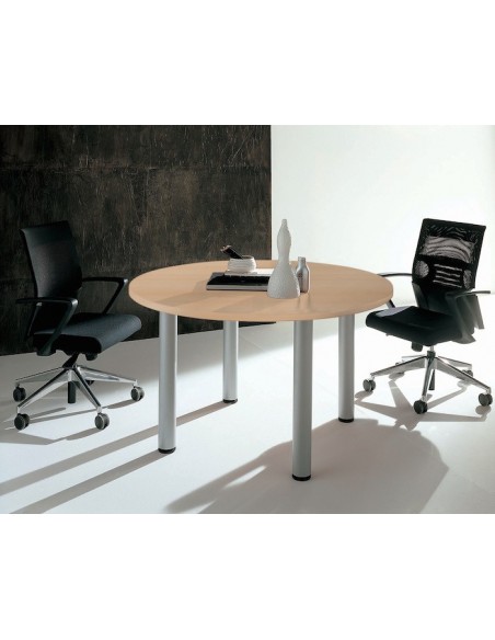 Table de réunion ronde avec 4 pieds – Idea - Quadrifoglio