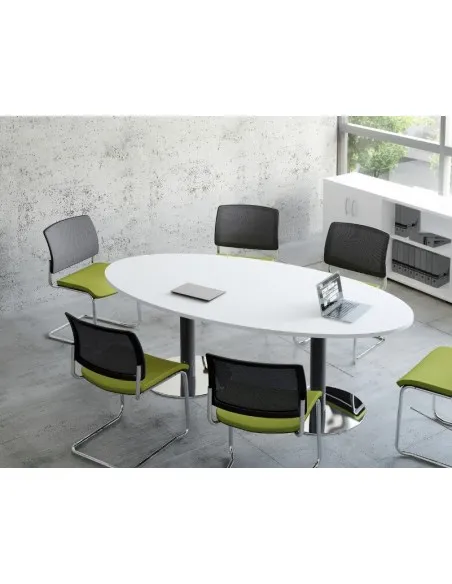 Table de réunion ovale Ogi – MDD.
