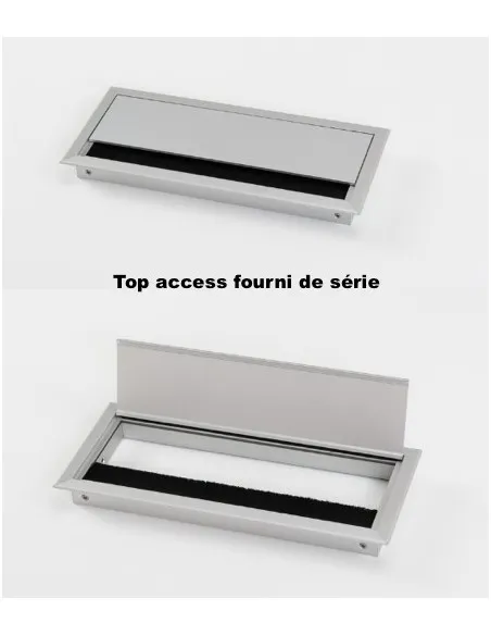 Table de réunion forme tonneau Ogi – MDD.