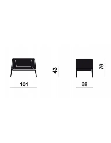 Fauteuil d’accueil Design AGIO