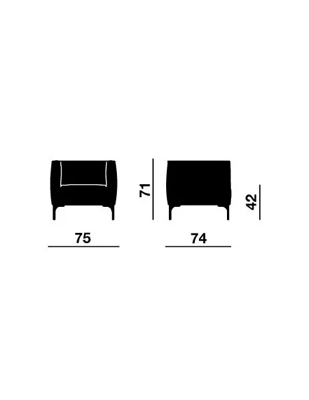 Fauteuil d’accueil 1 place Design ARTE – Offisit.