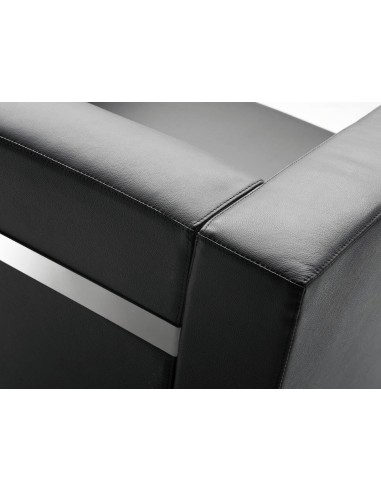 Canapé d’attente 2 places en cuir OXEL - Sokoa