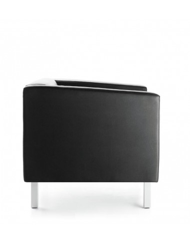 Canapé d’attente 2 places en cuir OXEL - Sokoa