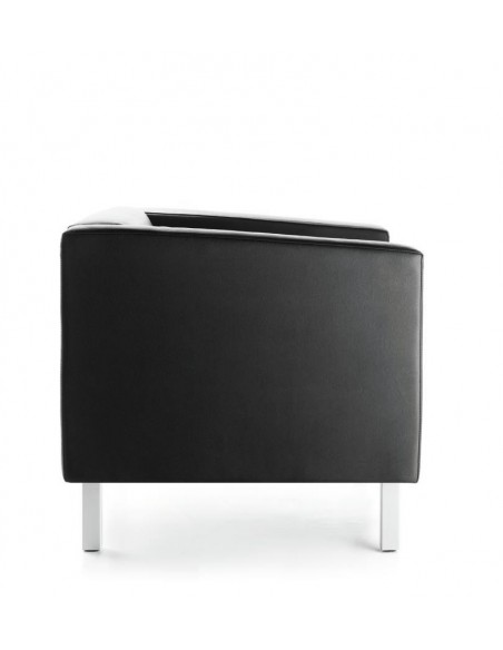 Canapé d’attente 2 places en cuir OXEL - Sokoa