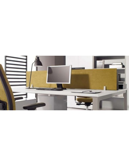 Cloisonnette frontale en tissu pour bureaux Bench - Mobel Linea