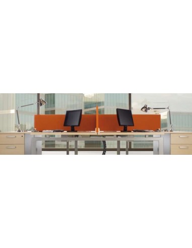 Cloisonnette frontale en tissu pour bureaux Bench - Mobel Linea