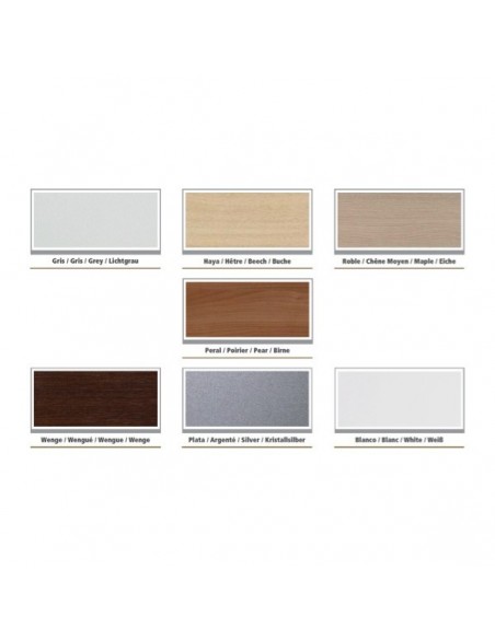 Cloisonnette frontale en mélaminé pour bureaux Bench - Mobel Linea