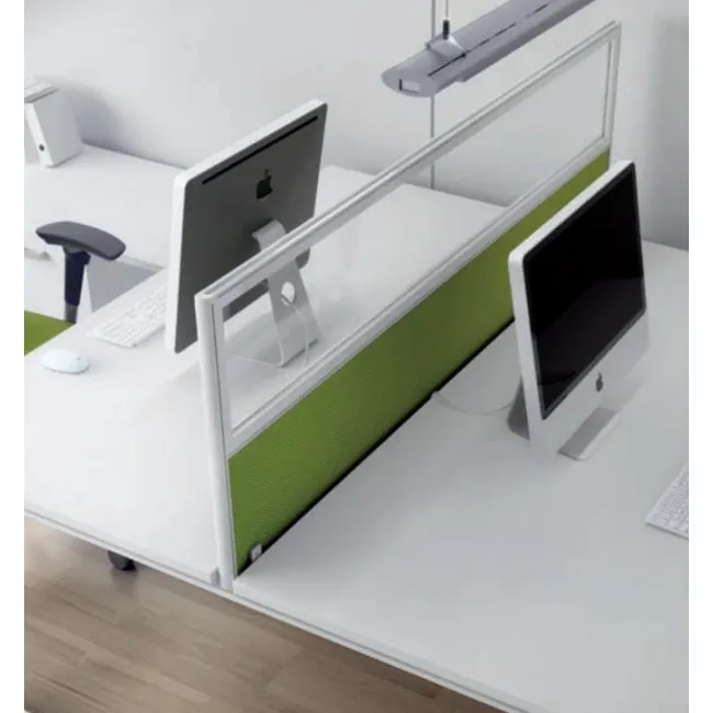 Cloisonnette frontale en tissu pour bureaux Bench - Mobel Linea