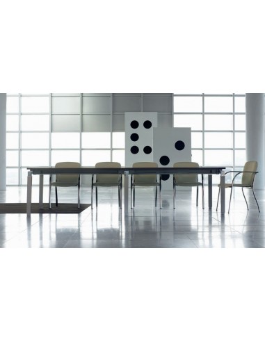 Table de réunion rectangulaire Fly – Mobel Linea