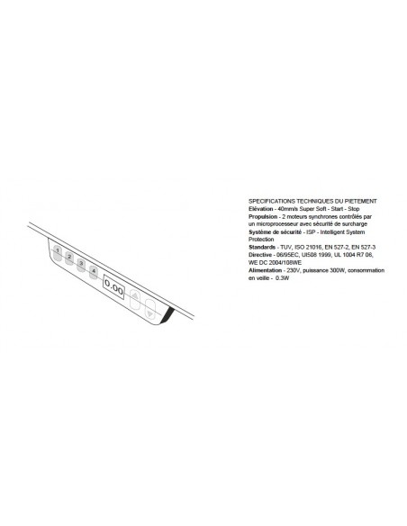 Bureau de Direction réglable en hauteur - MDD